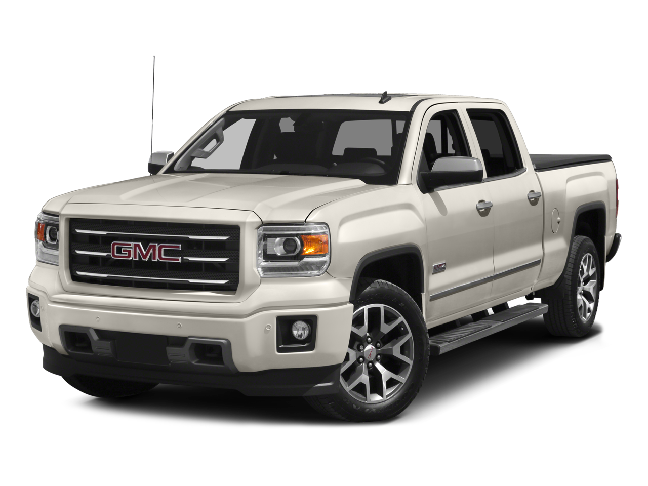 2015 GMC Sierra 1500 SLE in Onyx Black — front three-quarter view